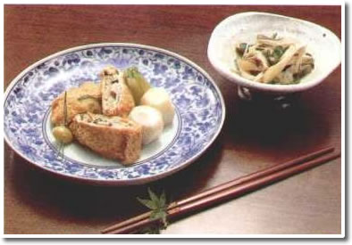あわび茸 めでたい宝袋煮
