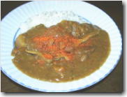 あわび茸激辛カレー